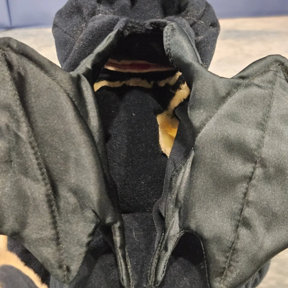 Folkmanis Dragon Hand Puppet Dark Green Black Plush‎ Fantasy Puppet Toy